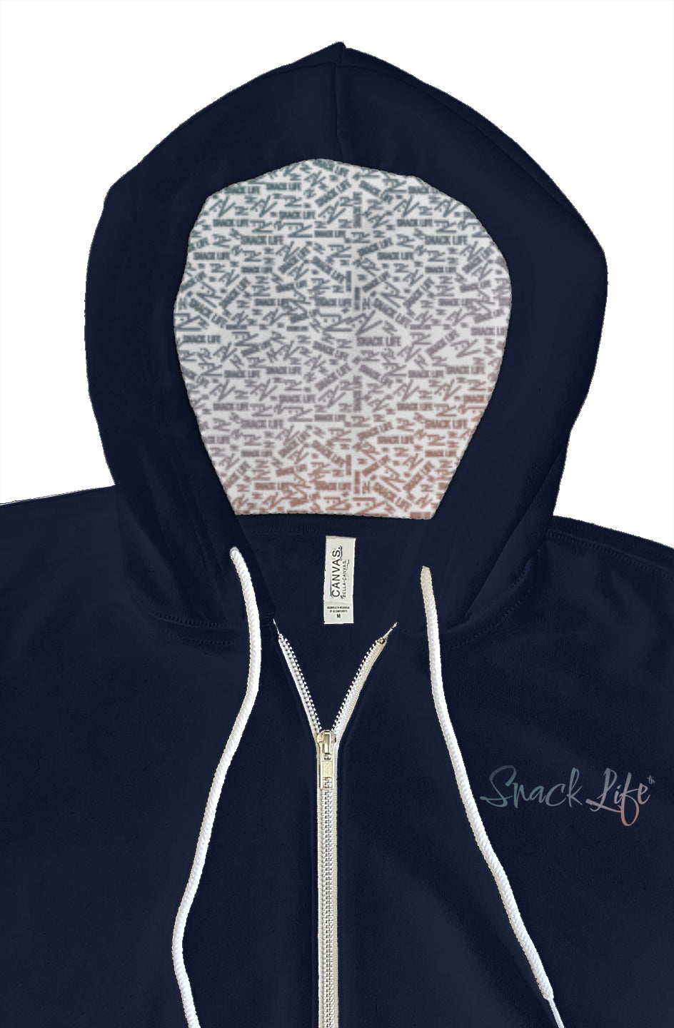 EXCLUSIVE- Luxe Zip Hoodie/Custom Chompicon Lined Hood