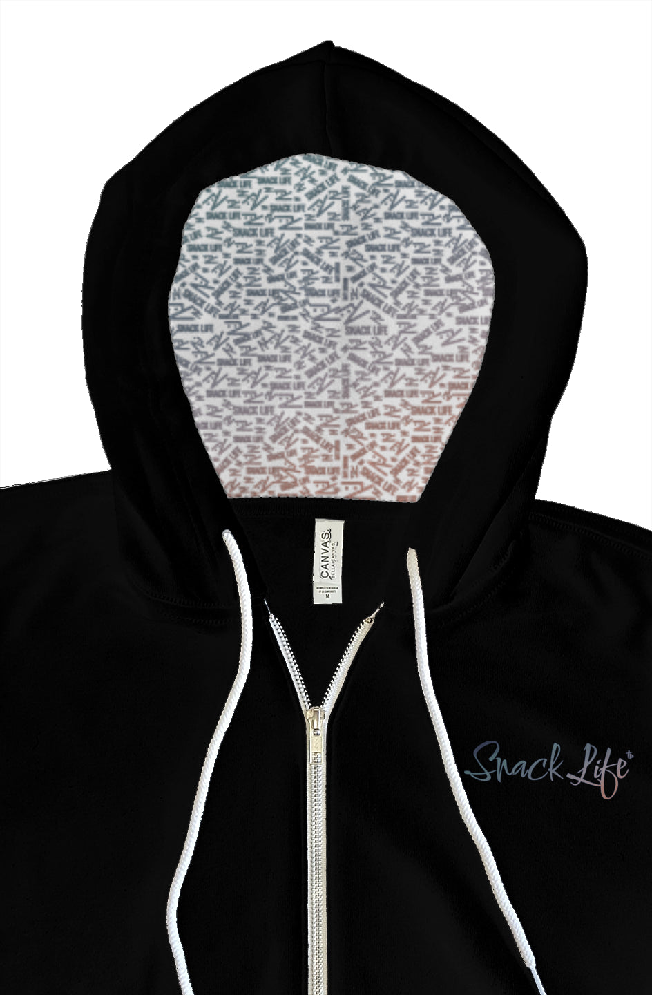 EXCLUSIVE- Luxe Zip Hoodie/Custom Chompicon Lined Hood