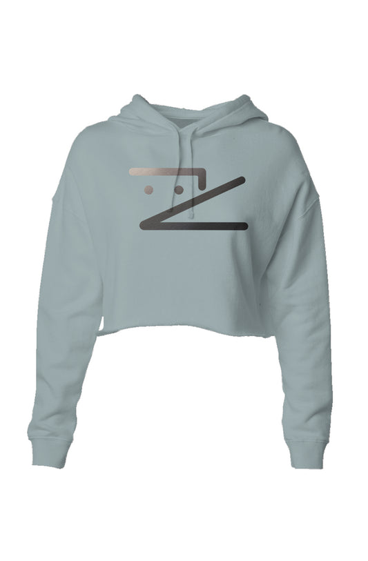 Lightweight Crop Hoodie w chompicon