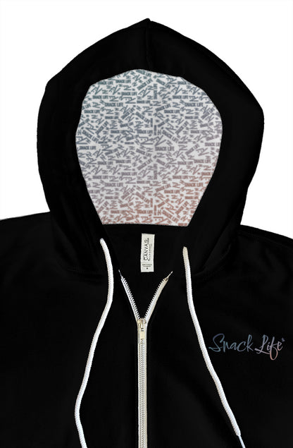 EXCLUSIVE- Luxe Zip Hoodie/Custom Chompicon Lined Hood