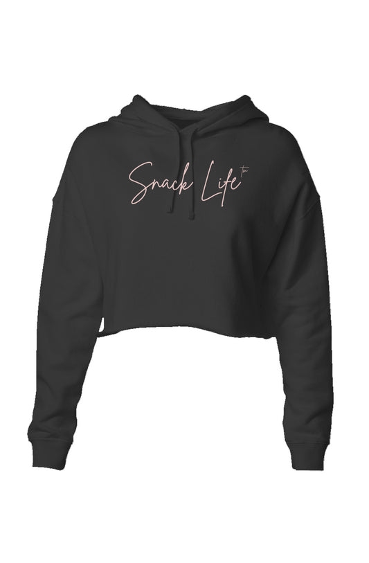 Snack Life™ Luxe Signature Crop Hoodie